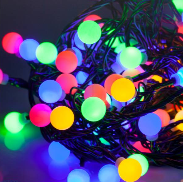 moeilijk wees onder de indruk assistent LED kerstverlichting - Gekleurde bolletjes - 100 stuks - 10 meter -  koppelbaar - ABC-led.nl