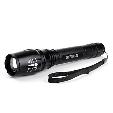 Trein Koel cultuur CREE XML-T6 1800 Lumens Zaklamp 21 CM - ABC-led.nl