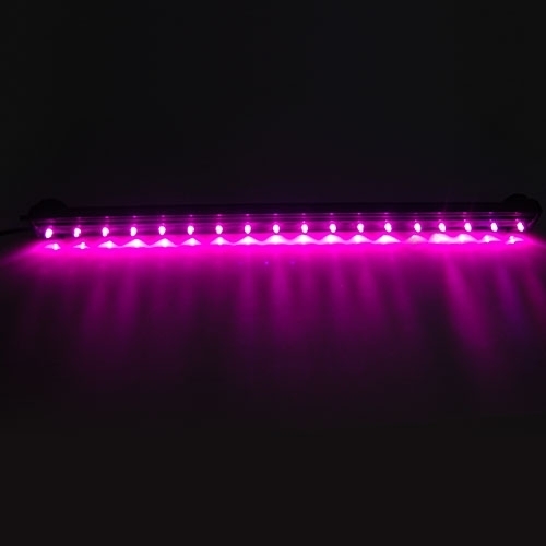 adopteren koffie leeuwerik Aquarium LED licht met luchtgordijn PAARS 47cm - ABC-led.nl