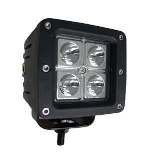 bedelaar geest Sobriquette Robuuste verstraler - 4x LED - 12/24V - IP67 / 1080 lumen - ABC-led.nl