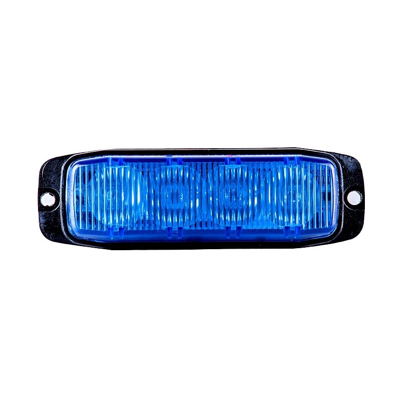 diepvries Ligatie Uittrekken 4-LED Blauwe flitser - R65 / R10 certificering E-markering - ABC-led.nl
