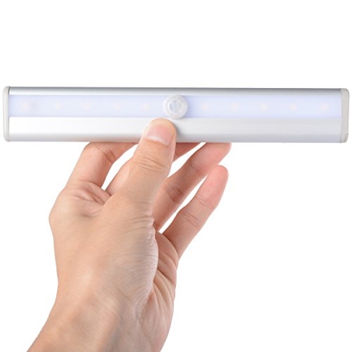 Vervreemden faillissement Charlotte Bronte LED kast verlichting 19cm - warm wit - Sensor - OPLAADBAAR - ALLEEN PIR -  ABC-led.nl