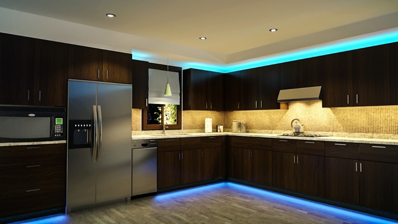 George Bernard Percentage Impasse LED keuken / kast verlichting 19cm - warm wit - Sensor - OPLAADBAAR -  ABC-led.nl