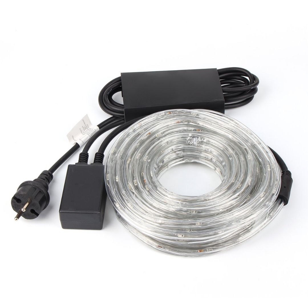 Wees verder eetbaar LED lichtslang - 9m - 324 LED - koud wit - inkortbaar - ABC-led.nl