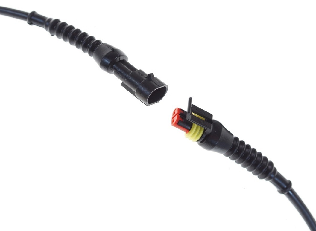 IP67 connector set - 20cm kabel - 12 tot 24 Volt - 2 pin superseal