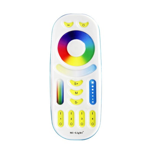 Afstandsbediening slimme - 4 groepen - RGB+ DUAL WHITE - ABC-led.nl