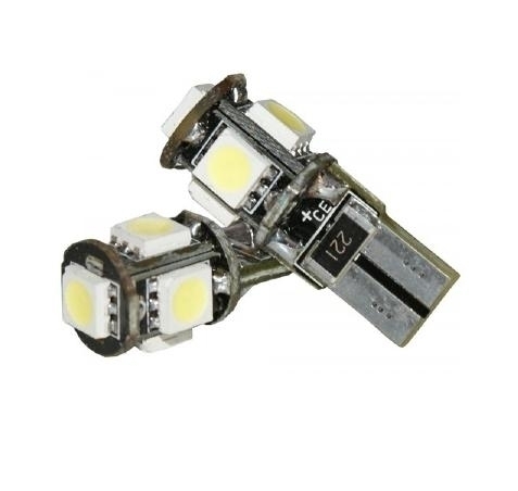 Autolampen - Led verlichting - T10 5 SMD - Wit | bol